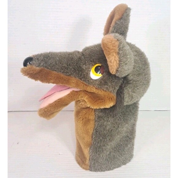 Dakin Wolfgang Wolf Hand Puppet Plush 1983 Big Bad Wolf Coyote Golf Club Cover - Picture 4 of 5